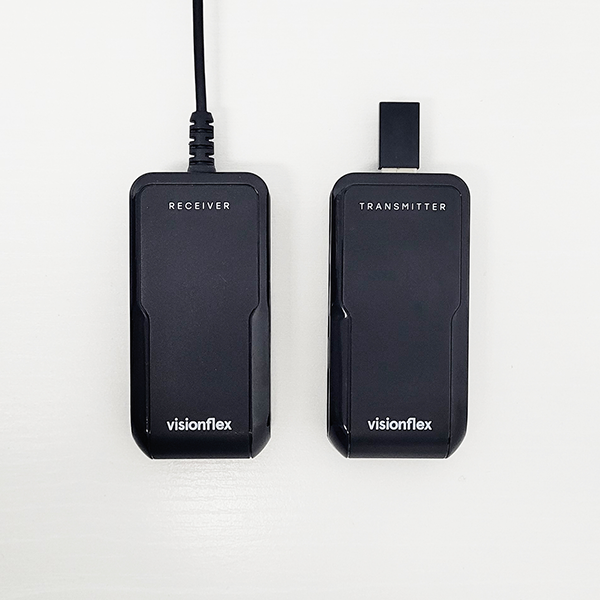 Photo of the transmitter and reciever kit